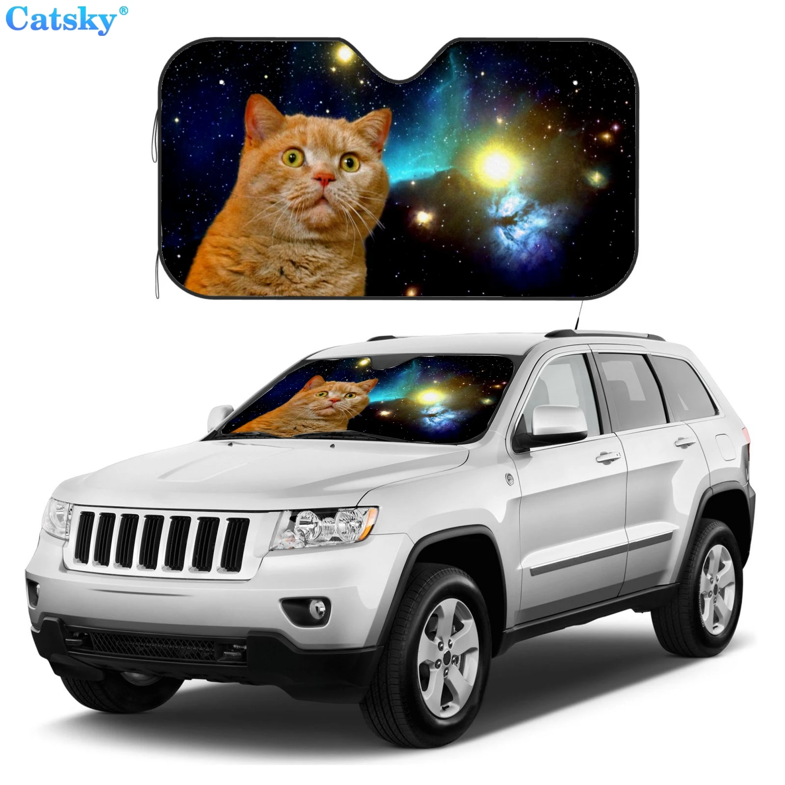 

Солнцезащитный котенок для лобового стекла автомобиля, забавный декоративный чехол для лобового стекла, защитный чехол для салона автомобиля, прохладный солнцезащитный котенок для автомобиля подходит для любого автомобиля