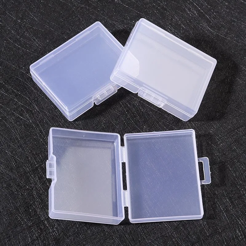 Mini Clear Plastic Storage Box Outer Size 5.5x4.2x1.6cm Containers With