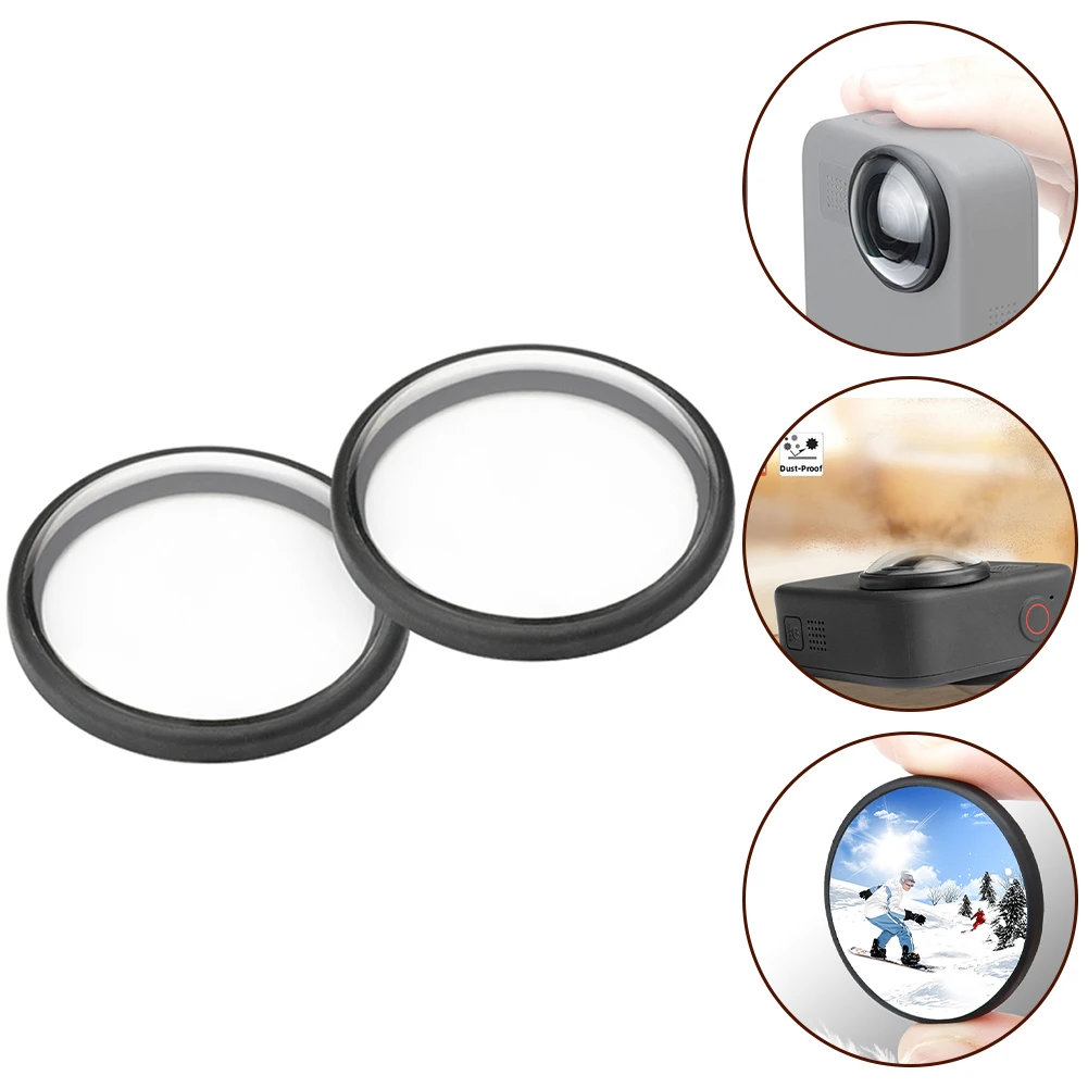 2 Pezzi Copriobiettivo Protettivo In Acrilico Copriobiettivo Per Gopro Max Accessori Per Bordi Antipolvere Impermeabili