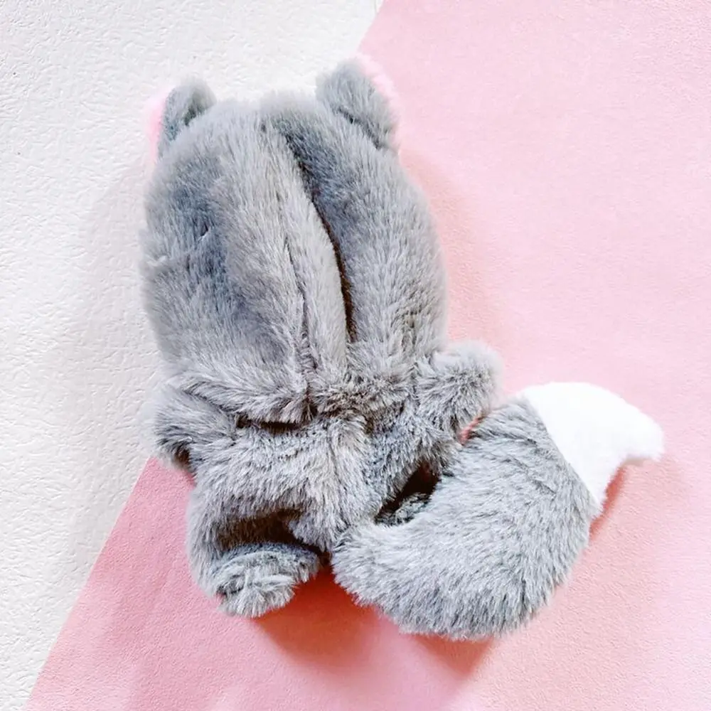 Plush Doll Jumpsuits With Tail Cartoon Animal Outfit