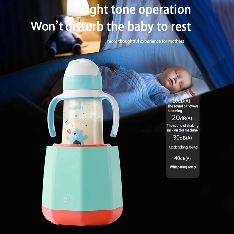 Baby Bottle Shaker USB Charging Milk Blender Feeding Portable Shaking Machine Household Home Babycare Wide Application
