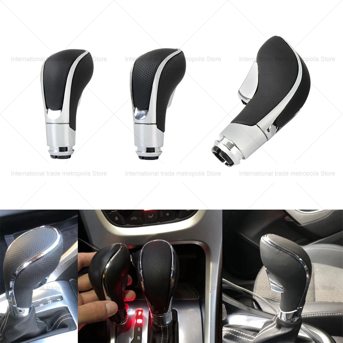 

Ручка рычага переключения передач для GM/Buick Regal/Opel Insignia/Vauxhall Insignia из искусственной кожи Black