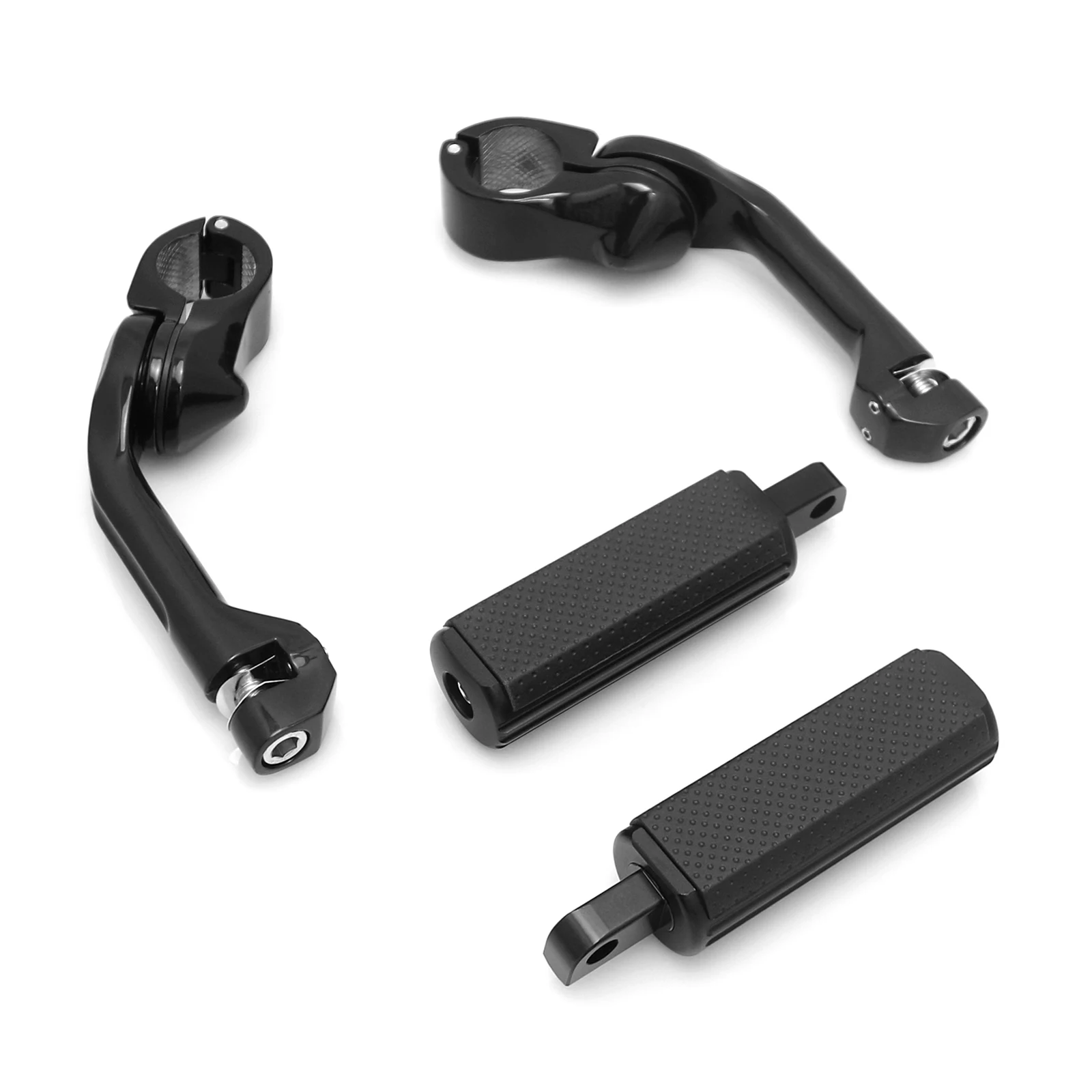 할리 스트리트 일렉트라 글라이드 로드 킹 소프테일 팻보이 전용 로드 글라이드 플로어보드 디파이언스 힐 토 시프터 레버, 고속도로 풋페그