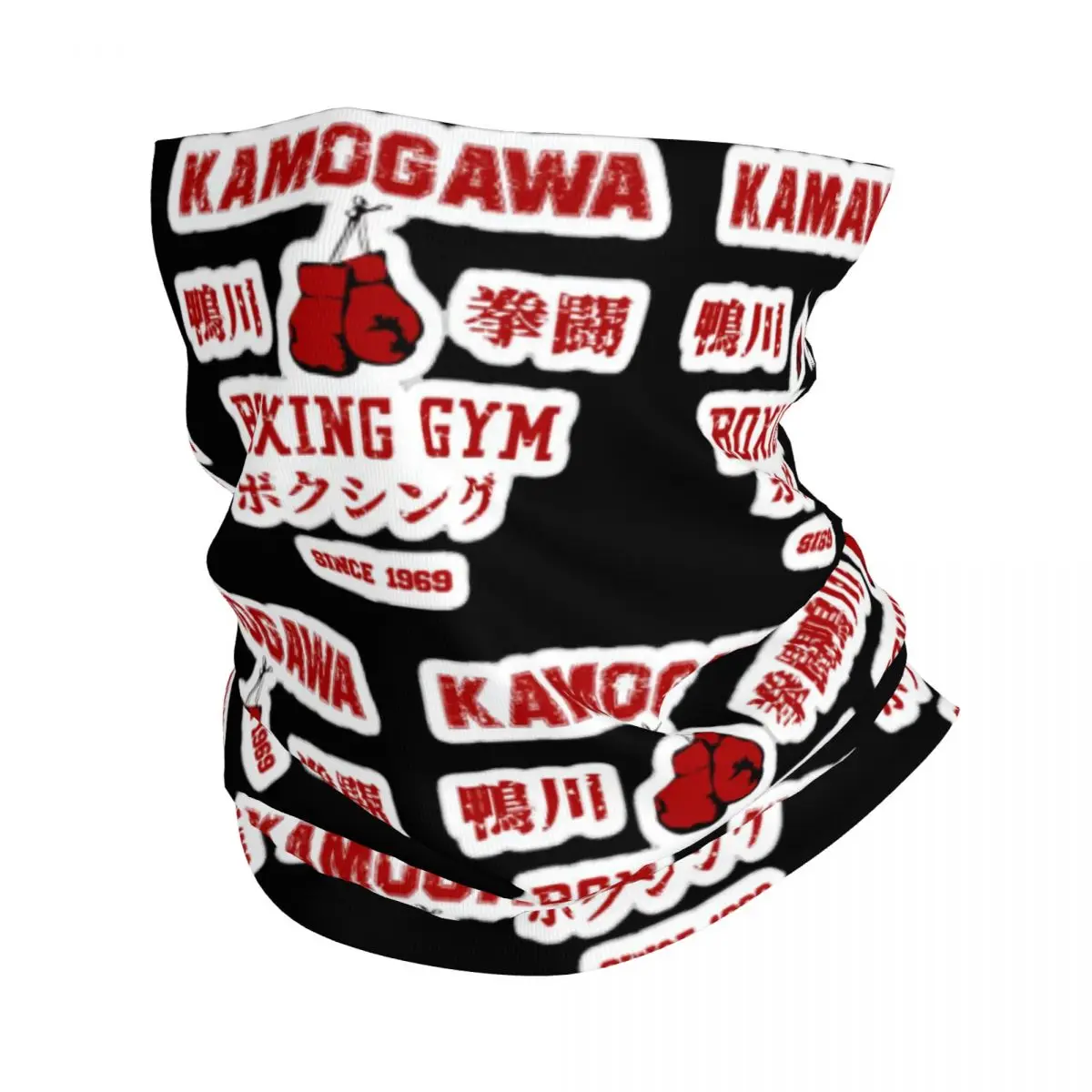 

Kamogawa Boxing Gym Neck Gaiter Printed Unisex Face Mask Scarf Warm Headband Hiking Windproof