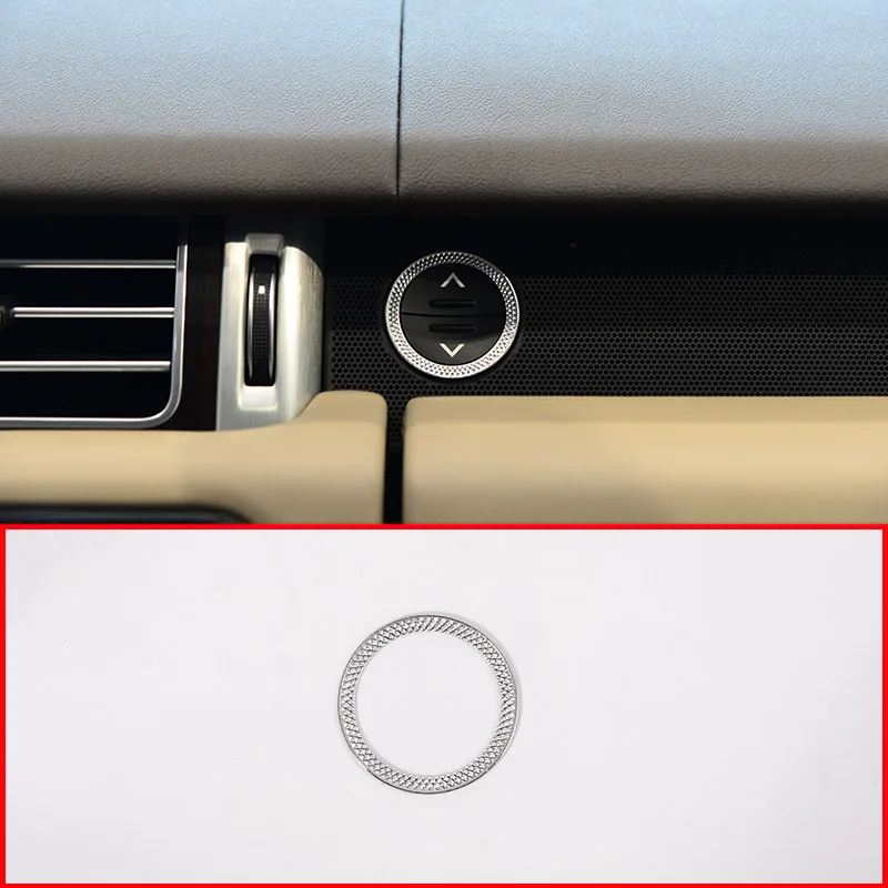 Abs Chrome Car Engine Start Stop Ring Trim Cover Per Land Rover Discovery Sport Lr5 Range Rover Evoque Vogue Velar Autobiografia