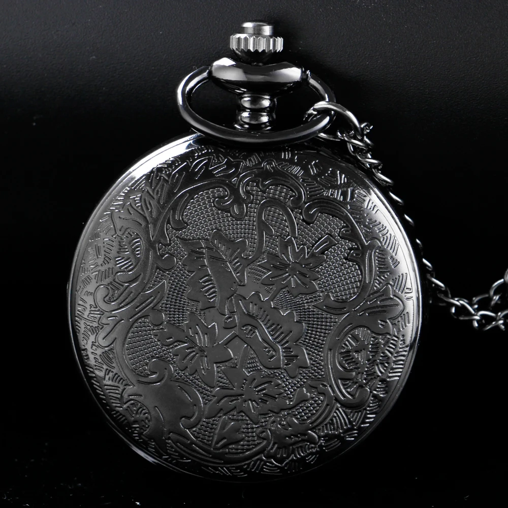 Pocket Watch Quartz Vintage Dark Monster Octopus Hollow Steampunk FOB Chain Watch Pendant Necklace Men Children Gift