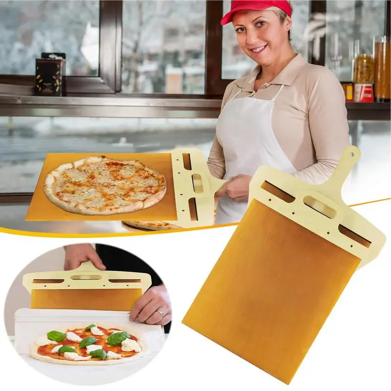 

Wooden Pizza Peel Shovel with Wooden Handle Cheese Cutter Peels Lifter Tool Pizza Shovel Cake Shovel Baking Tools pizza pan