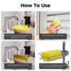 Damp Clean Duster Sponge Portable Cleaning Brush Duster For Cleaning Blinds Glass Baseboards Vents Railings Mirrors Window 5