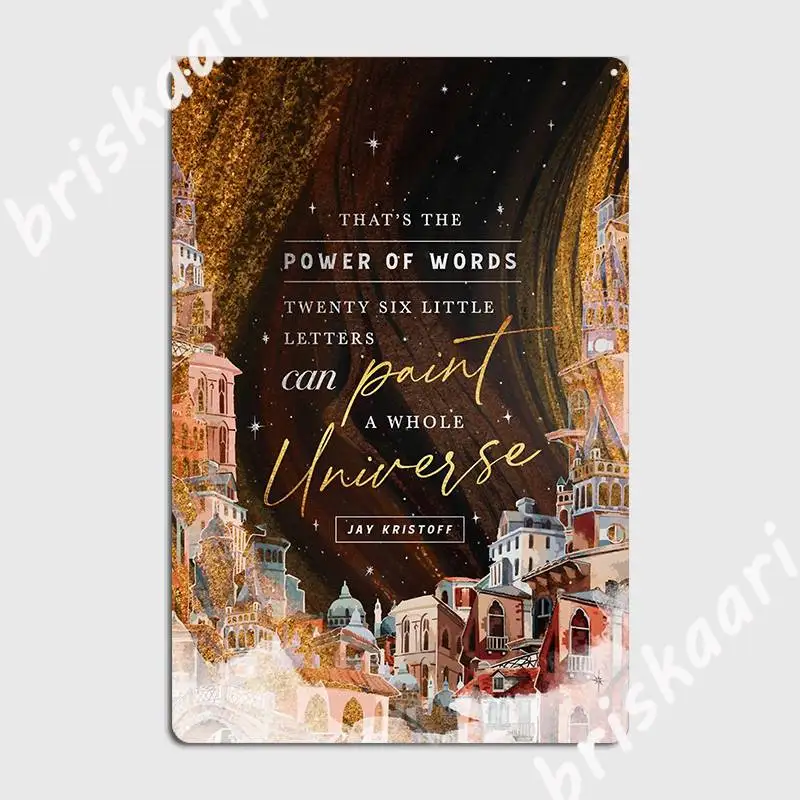 Paint Universe Metal Sign Cinema Kitchen Wall Decor Vintage Murale Tin Sign Poster