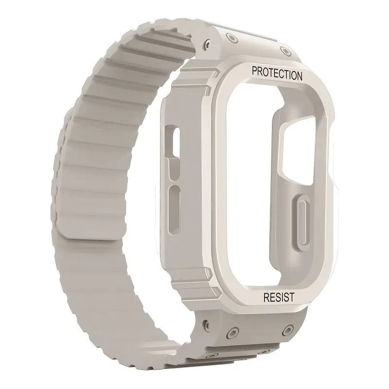Magnetic Sport Silicone Strap with Protective Case