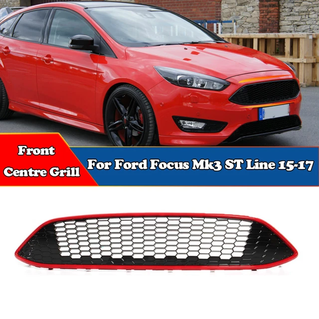 BUSUANZI Centre Front Centre de Voiture pour Ford Focus MK3 St Line  2015-2017, Bumper Radiateur Air Grill Accessoires modifiés : :  Auto et Moto