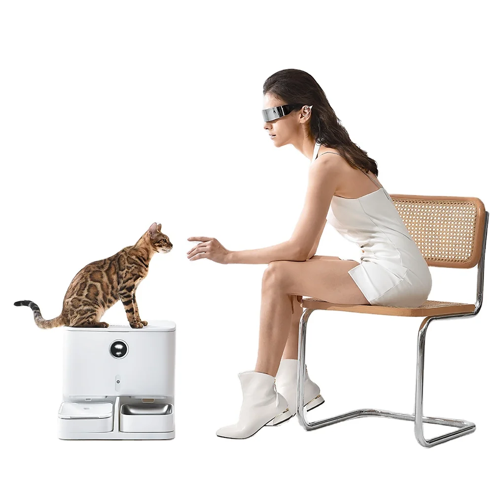 

3 in 1 Automatic pet water and food dispenser dog feeder automatic food and water