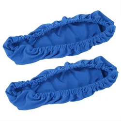Elastic Stretchable Armrest Covers - Set of 2, Breathable and Removable (Blue)