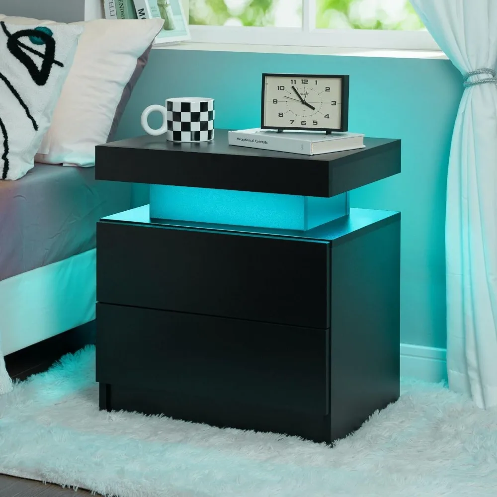 LED Nightstand Set of 2 6