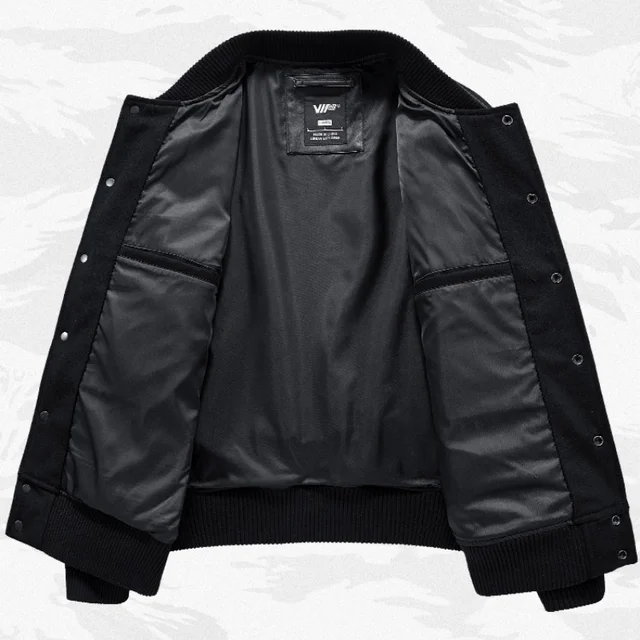 Patchwork Design Bomber Jackets 3