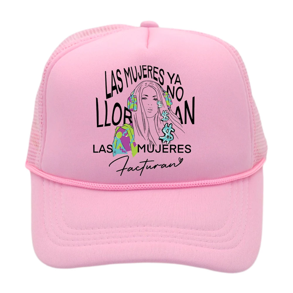Shakira Printing Mesh Cap Summer Unisex Baseball Cap Breathable Couple Hat Unisex Adjustable Las Mujeres ya no LloranVisors Caps 3