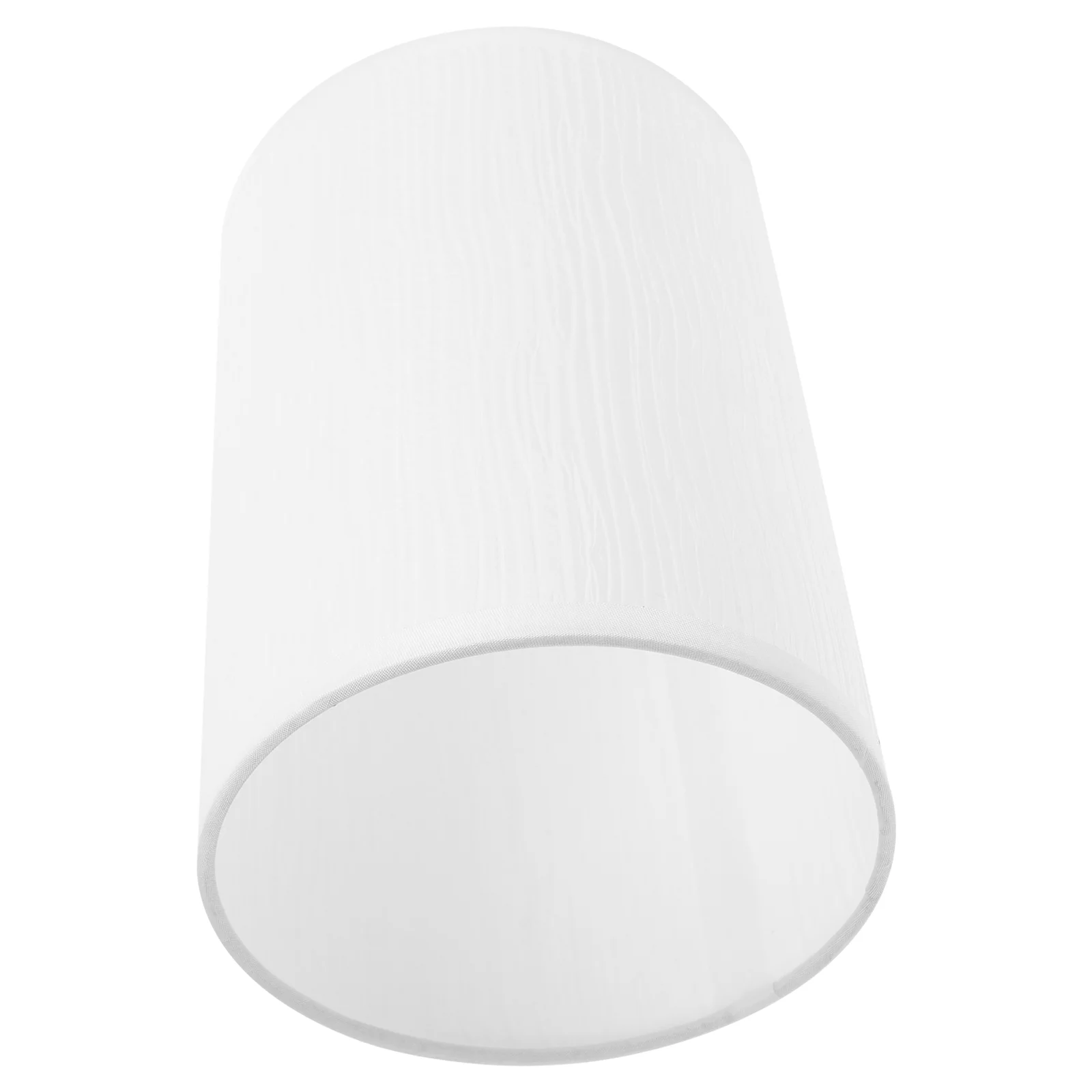 

Drum Lamp Shade E27 E14 Base Pendant Lampshade White Pleated Cylinder Lamp Shade Ceiling Lamp Cover Ceiling Fan Light