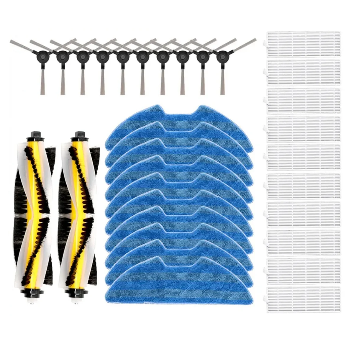 

For Kitfort KT-552 Robot Vacuums Roller Main Side Brush Hepa Filter Mop Cloths Replacement Accessories