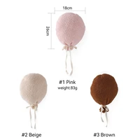 Baby Teddy Velvet Balloon Photography Accessories Newborn Soothing Pillow Nordic Babys Room Wall Hanging Ornaments Decorations 6