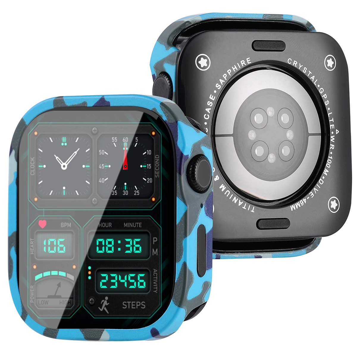 Premium Anti-Fall Aluminum Alloy Watch Case with Full Metal Coverage