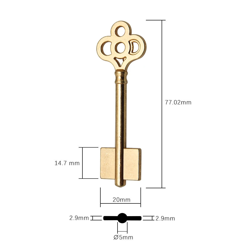 House Key Blanks Vault safe key Double-bitt blank Russian special Old doors embryo Locksmith Tools Part Diebold lock key blanks