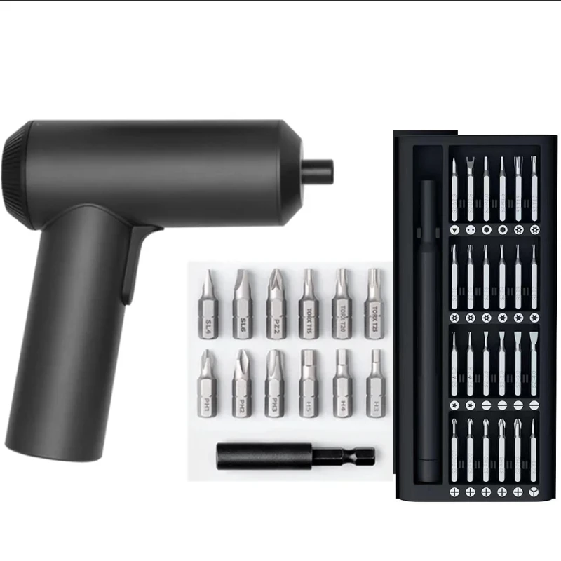 

Xiaomi Mijia Electric Screwdriver 3.6V 5N. M Torque Electric Screwdriver Household With 12Pcs S2 Screw Bits Mi Home drill Tools