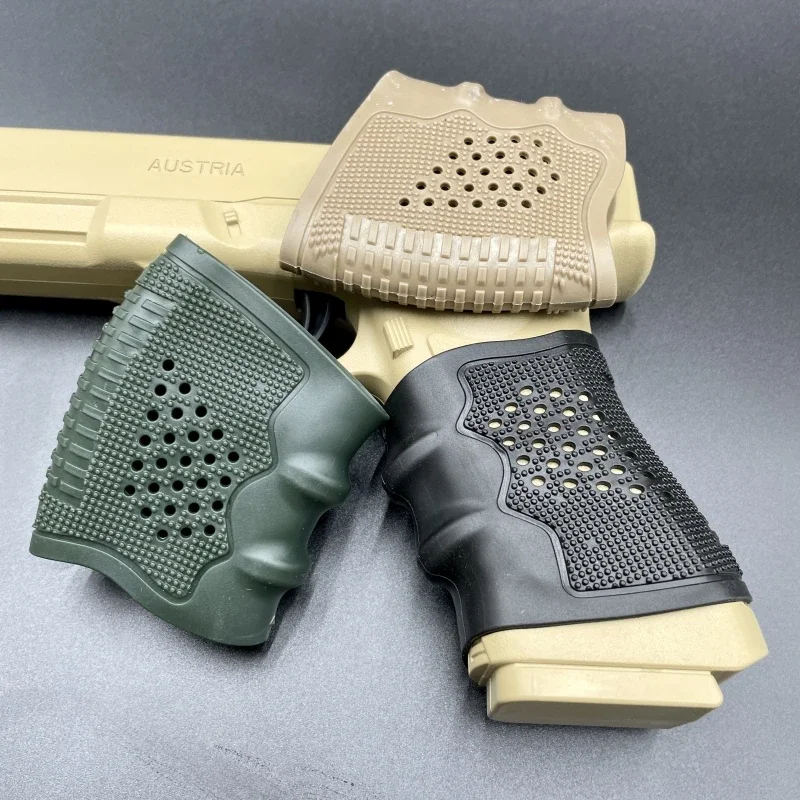 1PC Anti-Slip Molle Rubber Protect Cover Grip Glove Molle Grip soft rubber anti slip sleeve Hunting Accesories pistol glove rubber grip sleeve rubber grips gun accessories