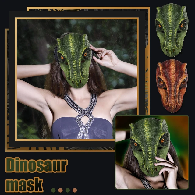 Halloween 3D Dinosaur Mask, Role Play Adereços, Desempenho Chapelaria,  Jurassic World, Raptor, Dino Festival, Presentes de Carnaval - AliExpress