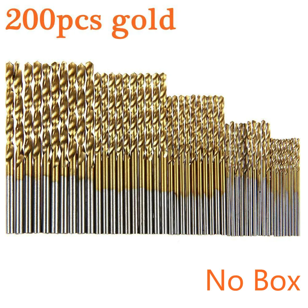 100-Piece Titanium Coated Mini Extractor Bit Set for Metal, Wood, and Aluminum Drilling