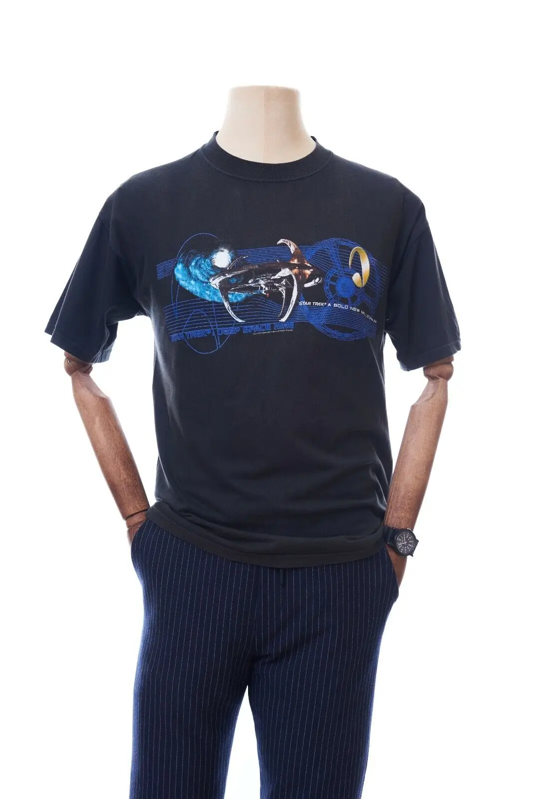 T-Shirt Vintage 1999 Star Reck Deep Space Nine