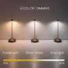 Cordless Table Lamp Portable LED Desk Lamp Mordern Rechargeable Nightstand Lamp in Aluminum Dimmable Table Light Indoor Outdoor 4