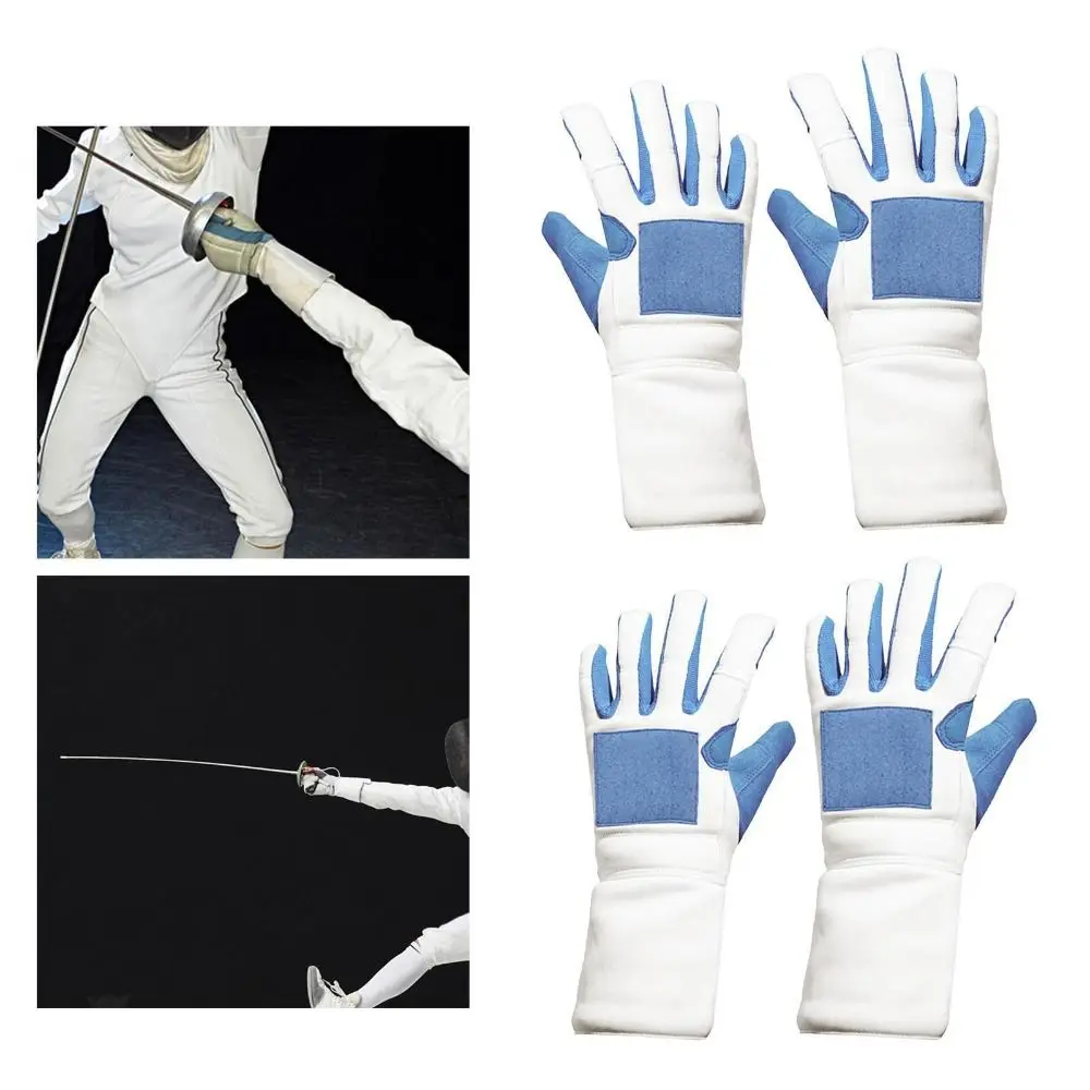 

Rubber Fencing Glove Durable Fencing Match Non-slip Fencing Training Equipment Hand Protection Washable Adult Children Mittens