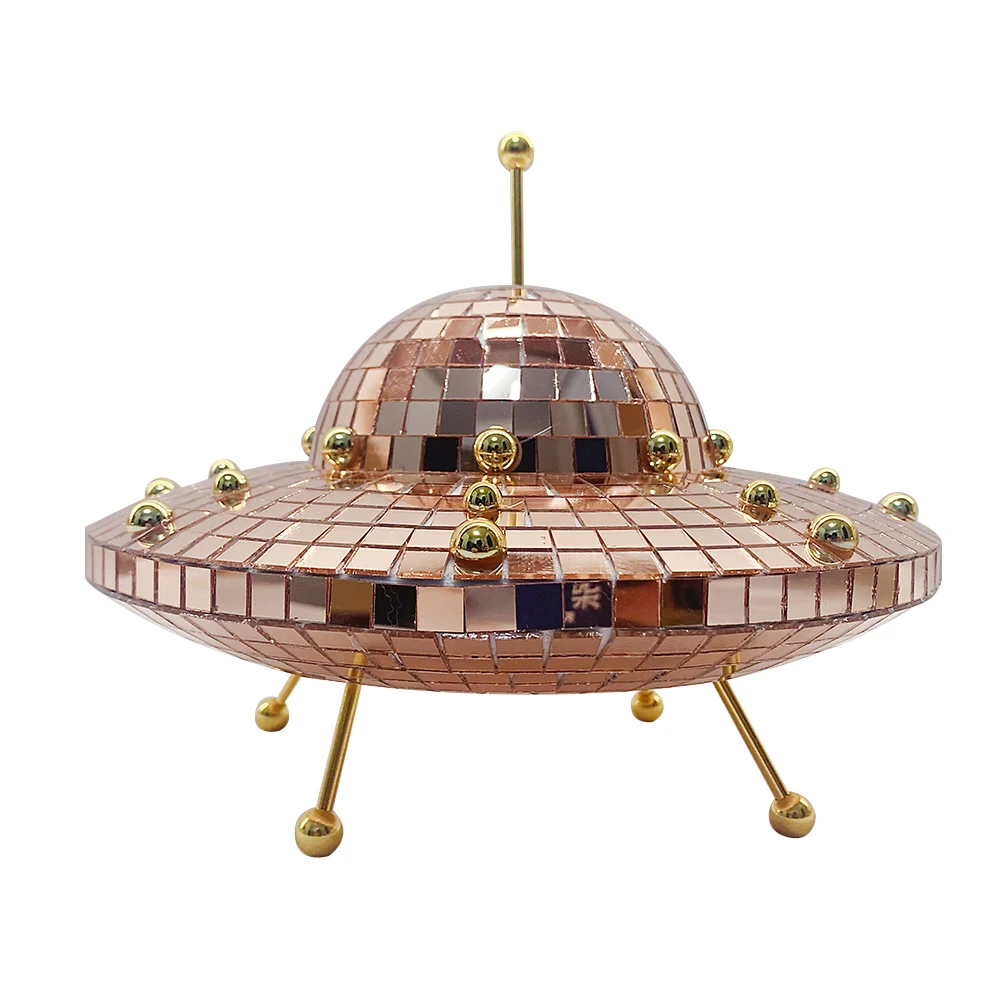 Ufo Ruimte Wereld Bureau Ornamenten Kunst Ambachten Bureau Woonkamer Ornament Vintage Grappig Interieur Multifunctionele Kerstversiering