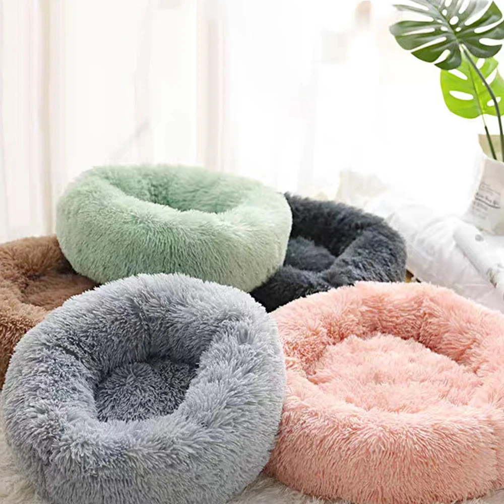Winter Thicken Pet Nest Plush Warm Pet Nest for Samll Dogs Cats Round Cat Nest Dog Bed Kitten Puppy House Pet Supplies 40CM Winter Thicken Pet Nest Plush Warm Pet Nest for Samll Dogs Cats Round Cat Nest Dog Bed Kitten Puppy House Pet Supplies 40CM
