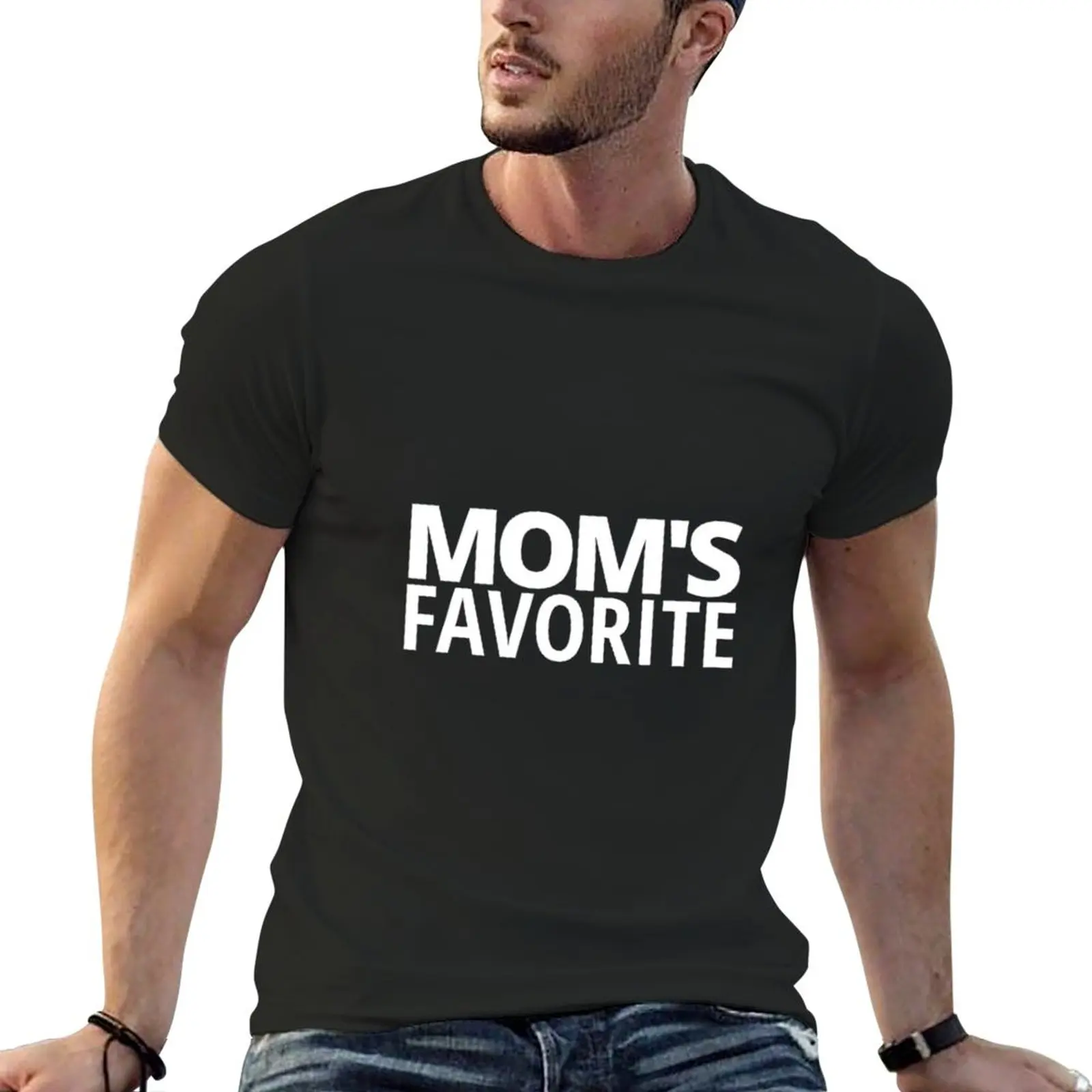 

New MOM'S FAVORITE T-Shirt Anime t-shirt quick drying shirt mens clothing