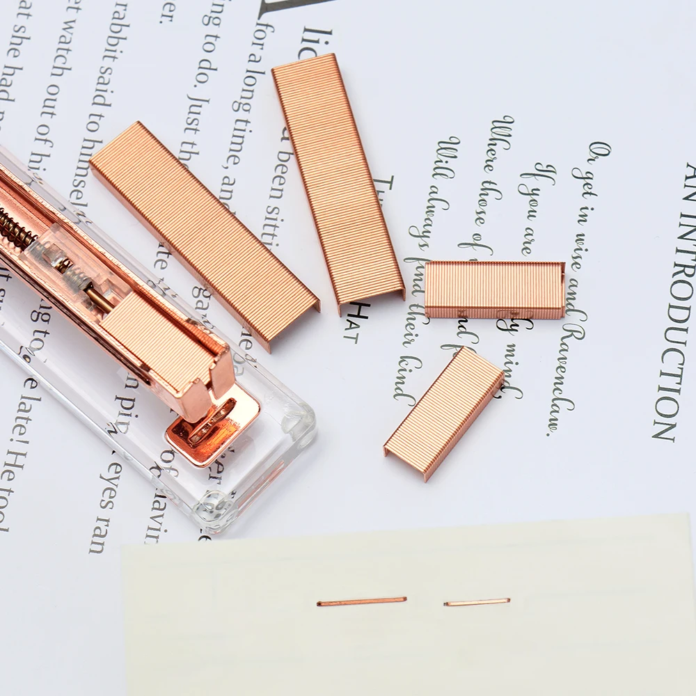 Stapler pin 4 Box colorful No.10 staples small stapler #10 staples refill 4000 mini staple for staplers