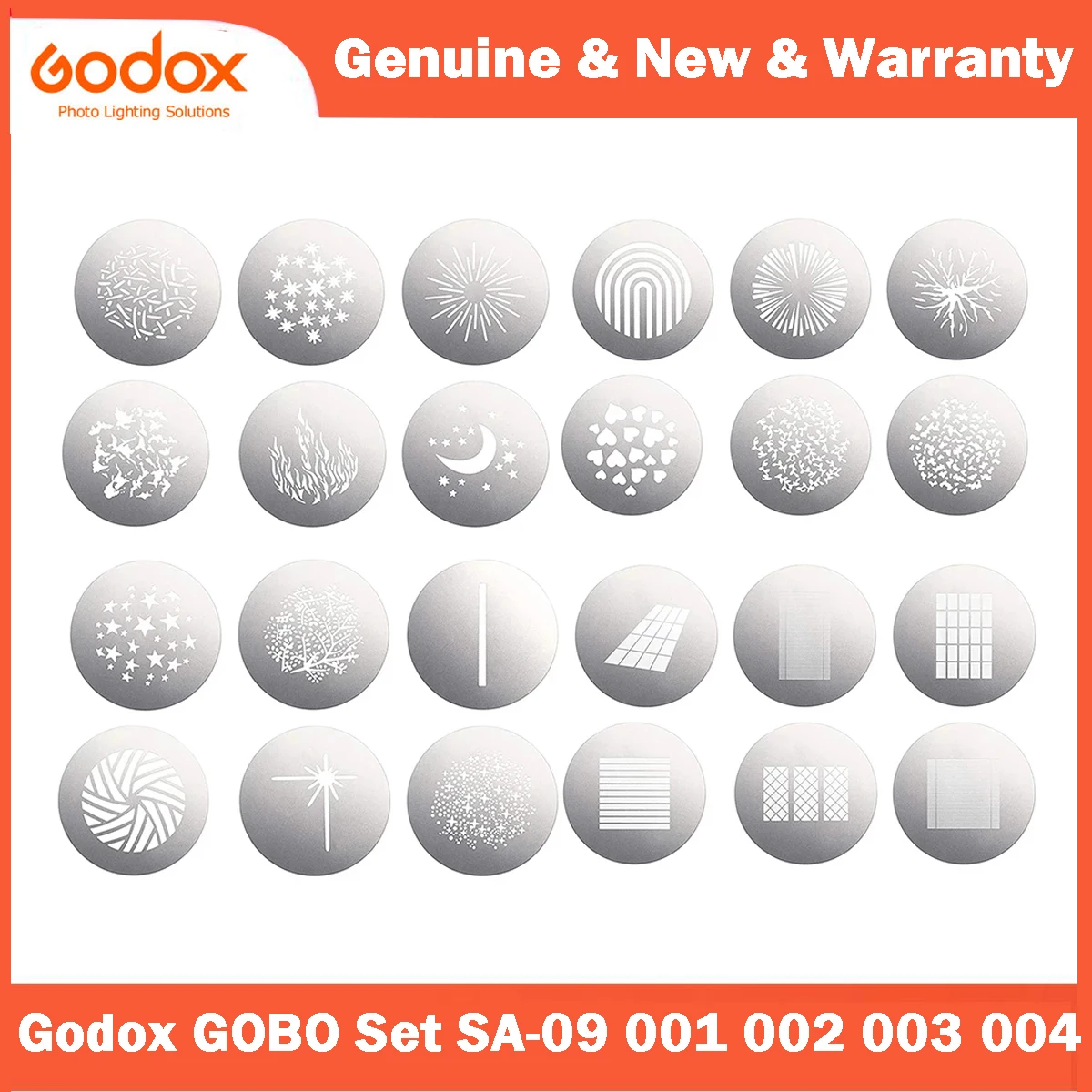 

Godox GOBO Set SA-09 001 002 003 004 для Godox S30 SA-17 с фокусировкой