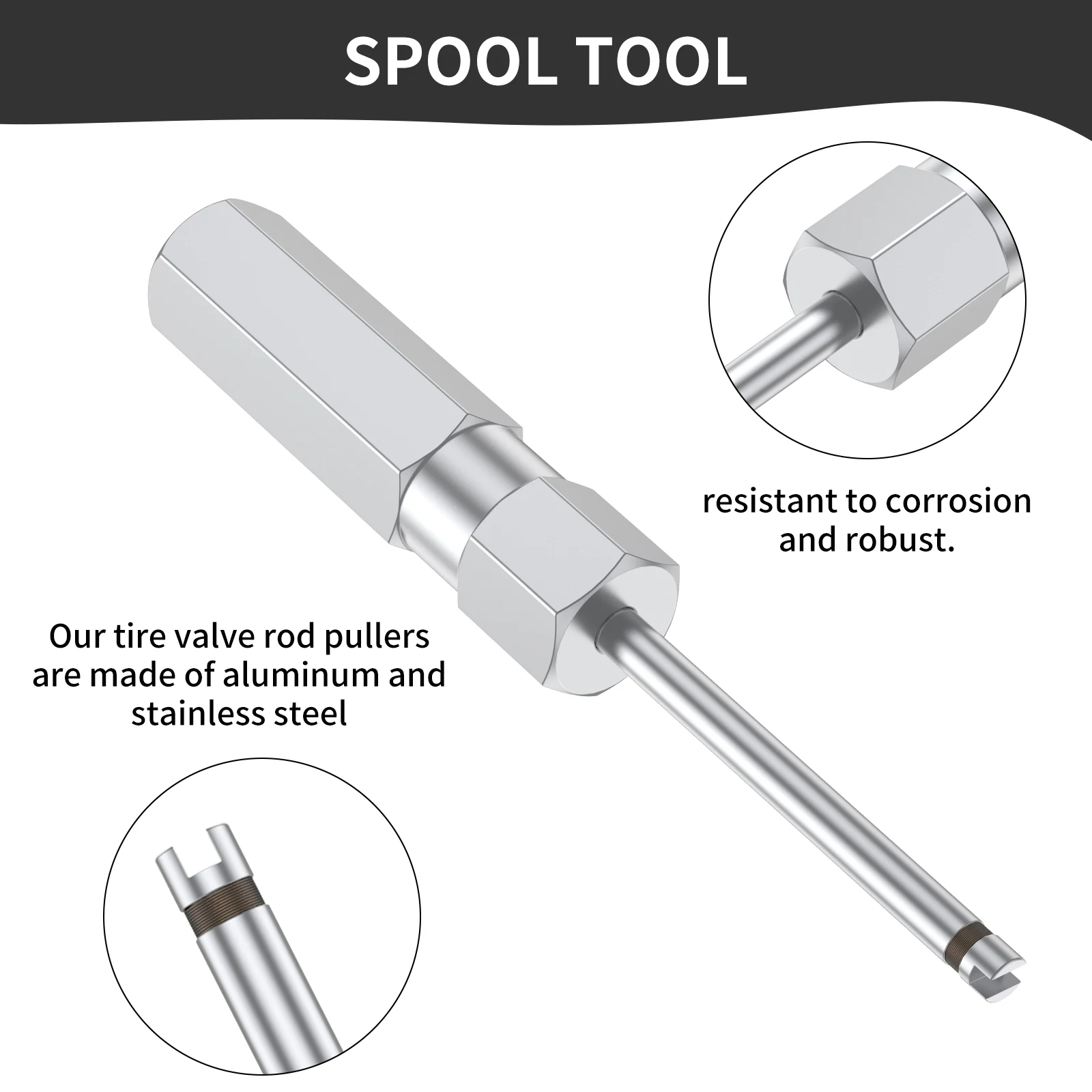 3Pcs Tire Valve Core Remover Installer Tool Removal Tool Car Bicycle Motorcycle Tire Repair Tools Screwdriver Valve Stem Core
