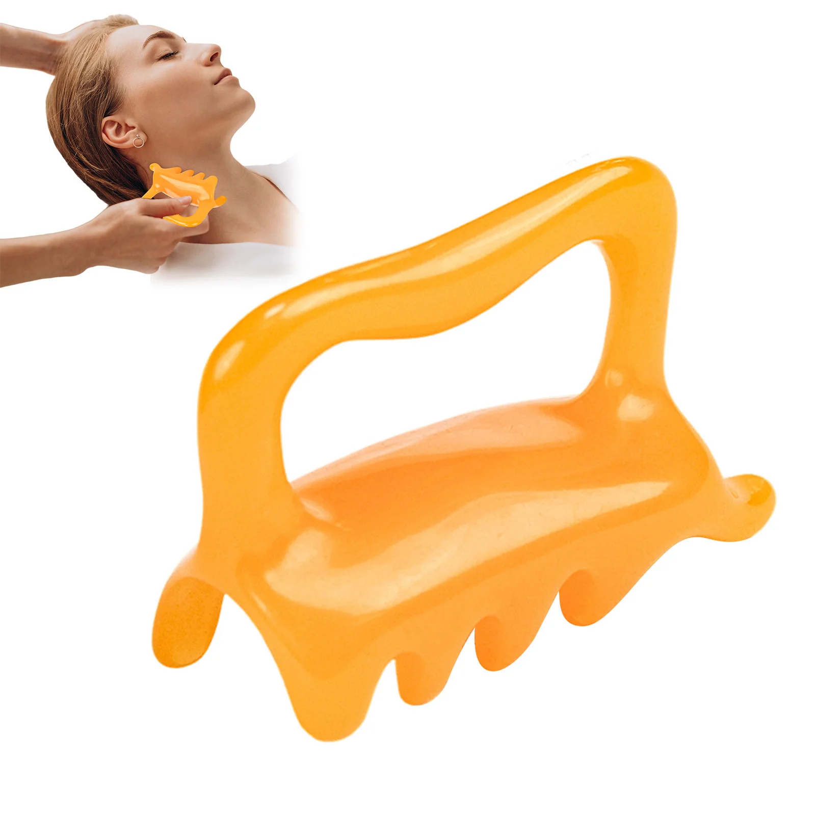 Large Fascia Massage Tool Cellulite Massager Tool for Cellulite Myofascial Release Neck Back Resin Trigger Point Massager 1