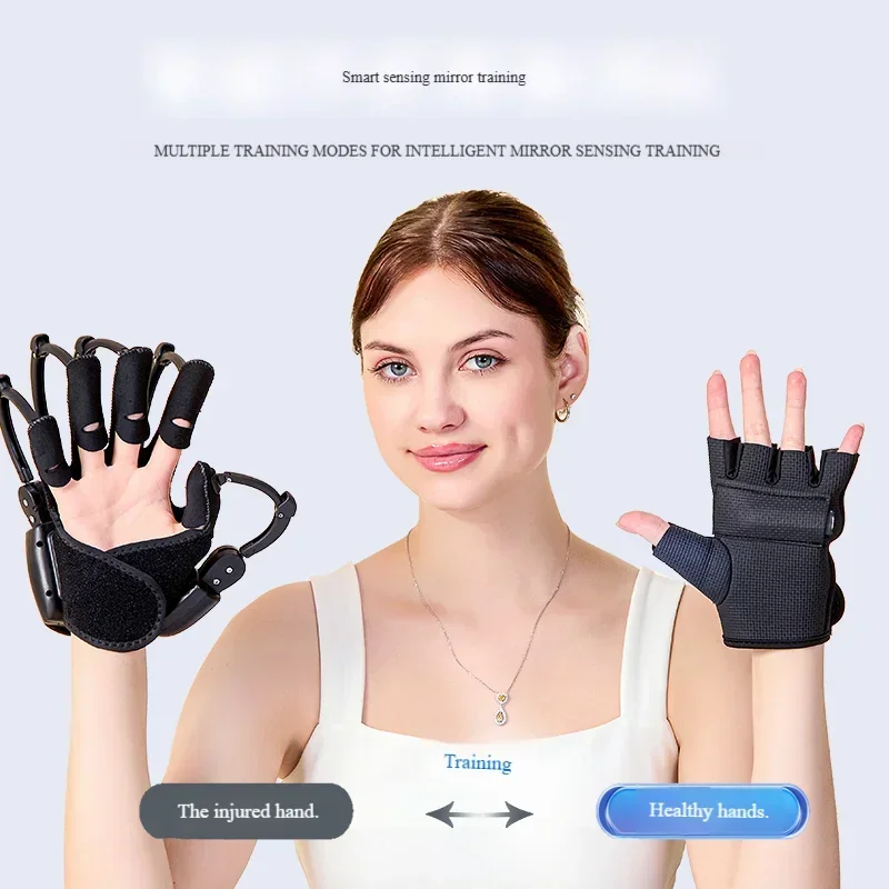 Guanti robot per riabilitazione esoscheletro meccanico della mano potenza del motore formazione sicura ed efficiente Modalità di intelligenza multiple - immagine 4