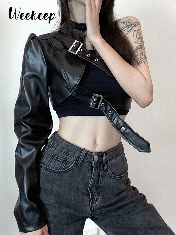 GOA LEATHER JACKET Y2K　レディースFree　ゴートレザー goa - rare 00s GOA bono leather jacket y2k レザーの通販 by n