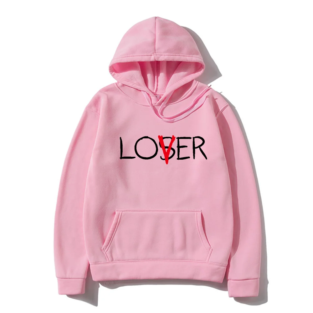 Hot los/ver Loser Lover Hoodie Women Men Sudadera Hombre Hip Hop pennywise Sweatshirt Kpop Unisex Casual Street Harajuku Hoody 3