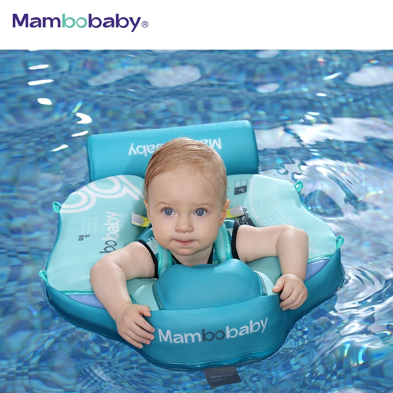 MambobabyBabyFloatLyingSwimmingRingsInfantWaistSwimRingToddlerSwimTrainerNon