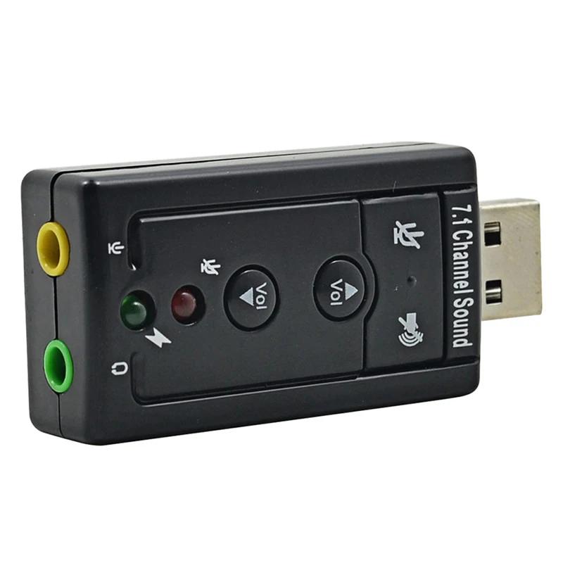 7.1  ī 3D ׷ USB  - 3.5mm Ʈ   ī  ä  ī ̺ 