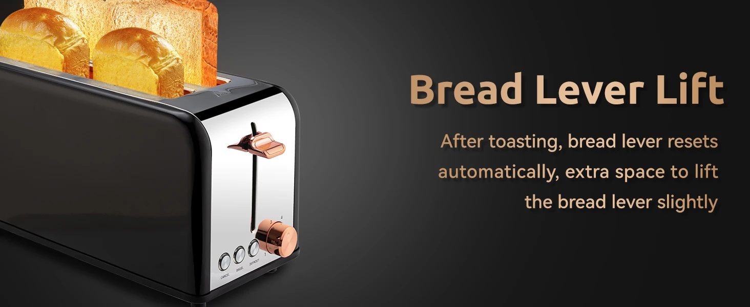 4 SLICE LONG SOLT TOASTER