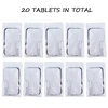 20pcs 5x9 Size/2mm Plug Reusable Tens Electrode Pad For Pulse Digital Acupuncture Therapy Massager/Electrical Muscle Stimulator 4