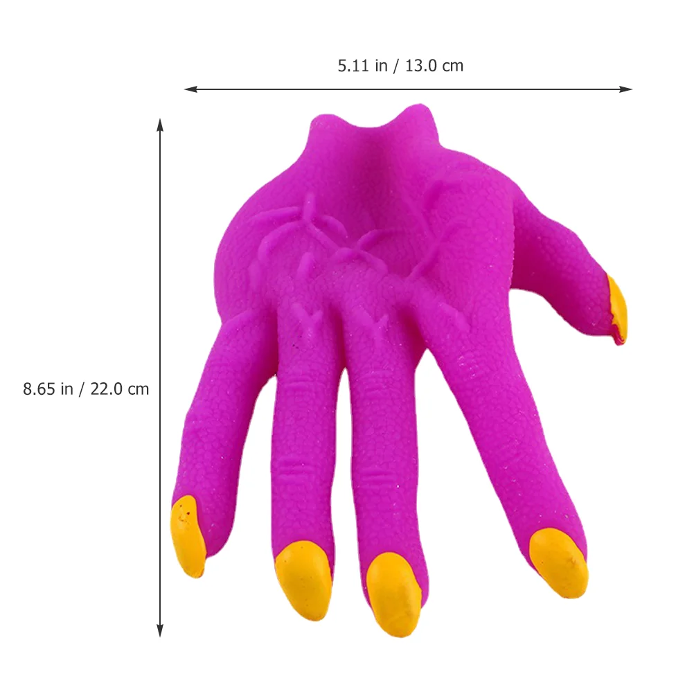 Halloween Funny Toy Hand Stretch Decompression Gloves Party Dress Up Props Mittens Cosplay Costume Claw