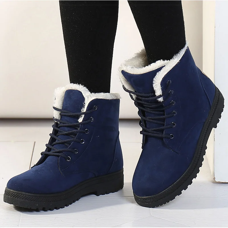Stivali Donna Inverno 2023 Nuovo In Stivaletti Per Scarpe Invernali Donna Tacchi Bassi Piattaforma Botas Mujer Spedizione Gratuita Stivali Da Neve Don
