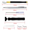 1/6Pcs Glass Knife Set Knife Head Oil Injection Type Diamond Roller Glass Knife Marking Pen Kit For Diamond Glass Tile Cutter 5