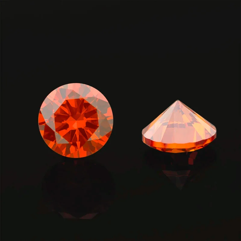 0,8 mm ~ 10 mm 10 Stück ~ 500 Stück 5A Zirkonia-Steine, mehrfarbig, runde Form, Brillantschliff, CZ-Stein, synthetische Edelsteine, Perlen für Schmuck – Detail 22